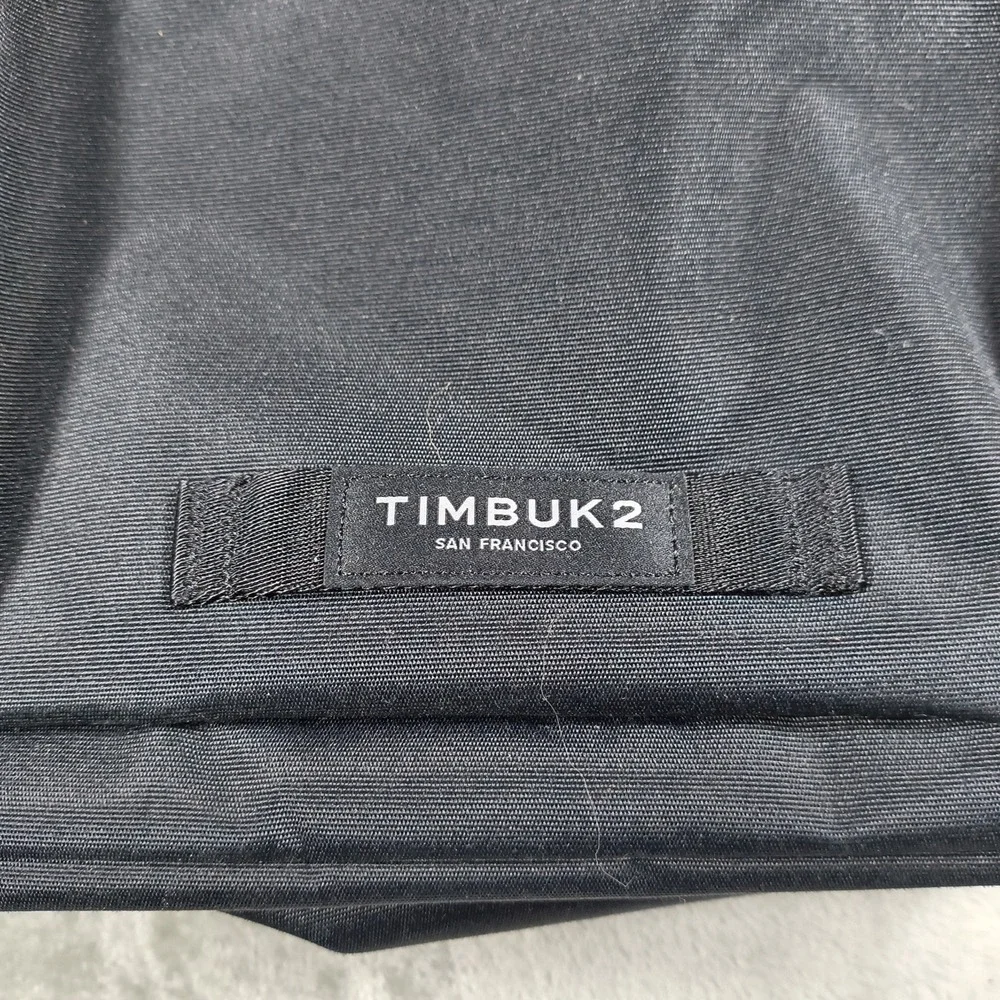 Timbuk2 Division Laptop Backpack OS Black Pac Man Embroidered Padded Travel Bag